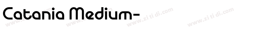 Catania Medium字体转换